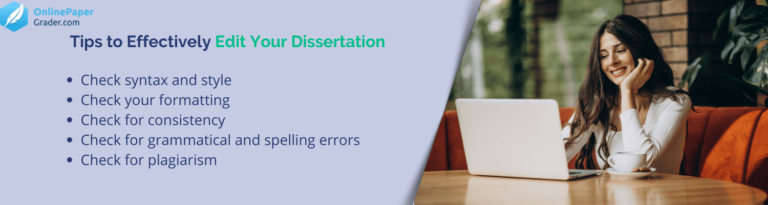 how to edit your dissertation